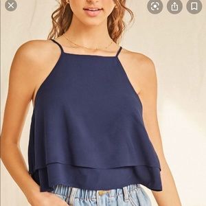 New forever 21 halter tier cami top M